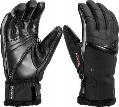 Handschuhe Leki ALPINO Snowfox 3D schwarz