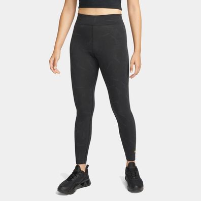 Leggings Nike Sportswear Aop Print Schwarz