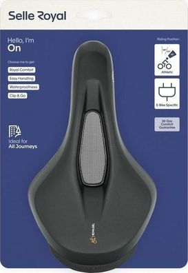 Fahrradsattel Selle Royal On Open Athletic schwarz