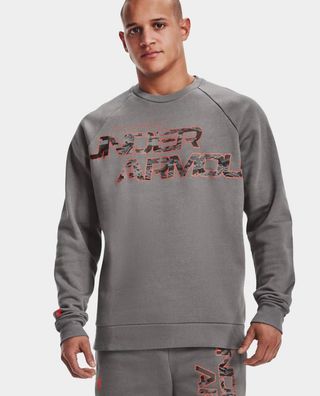 Sweatshirt Under Armour Rival Fleece Camo Script Camouflage