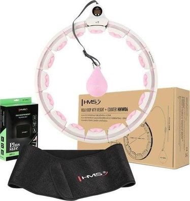 Fitnesszubehör HMS HHW06 Hula Hoop, verstellbar, LCD-Anzeige