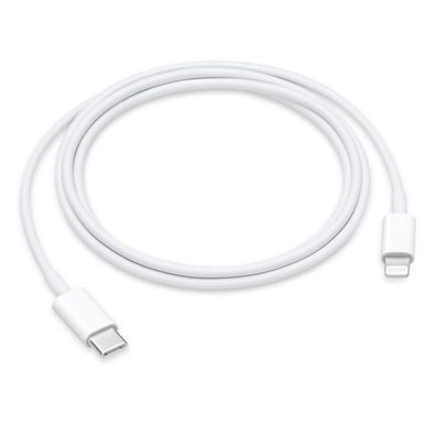 Kabel Apple USB-C auf Lightning, 1 Meter, Weiß
