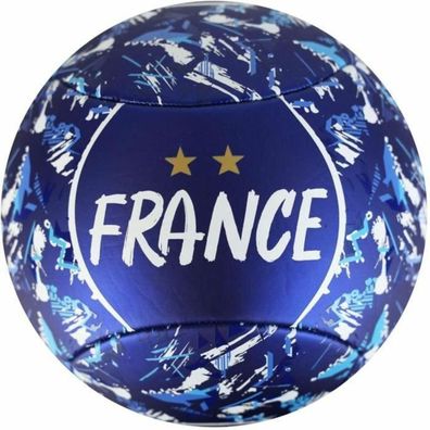 Fußball FFF Ballon de football Blau Größe 5