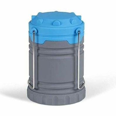 Campinglampe Kampa Flare faltbar grau und blau