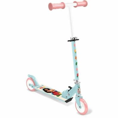 Klappbarer Disney Vaiana Kinderroller in Blau und Rosa