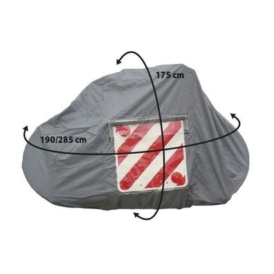Schutzhélle Optima fér 2-3 Fahrräder, wasserdicht, schwarz
