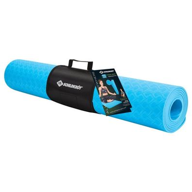 Yoga-Matte Schildkröt rutschfeste Oberfläche blau