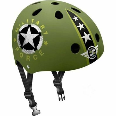 Skatehelm Stamp Skids Control Military Star schwarz
