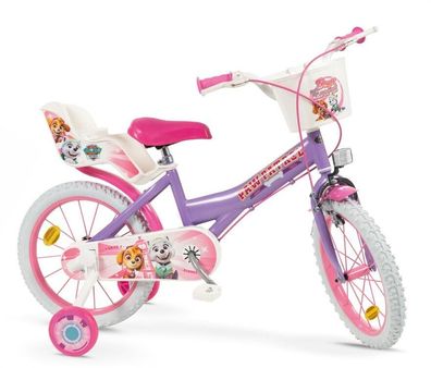 Kinderfahrrad toimsa Paw Patrol 16" rosa