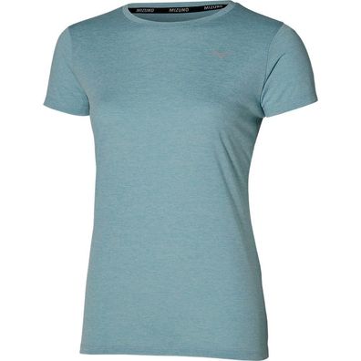 T-Shirt Mizuno Impulse Core Blau Wolke