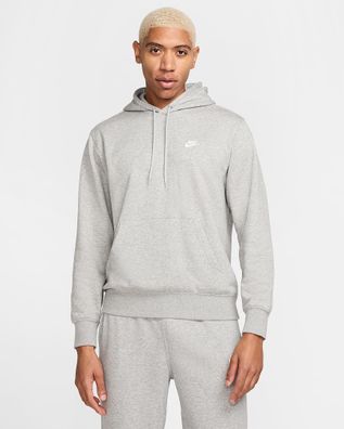 Hoodie Nike Club mit Kapuze und French Terry Stoff