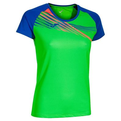 T-Shirt Joma Elite X Damen Laufshirt Grén/Blau