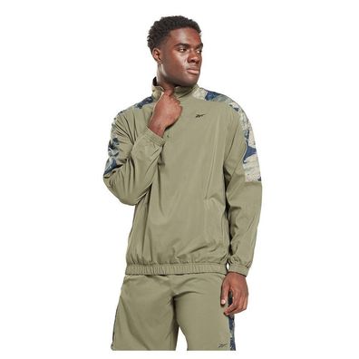 Sweatshirt Reebok HS7741 Camouflage Langarmshirt Grén