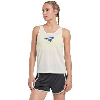 Tanktop Reebok Les MillsÂ® Supremium Graphic Weiß/Blau