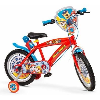 Kinderfahrrad Toimsa TOI1678 Paw Patrol 16" Rot