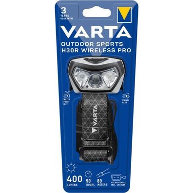 Stirnlampe Varta Outdoor Sports H30R 400 Lumen