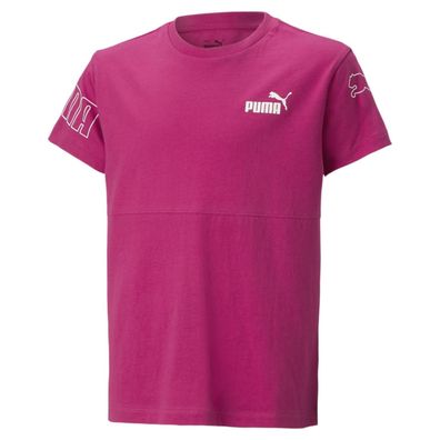 T-Shirt Puma Power Colorblock Rose fér Mädchen