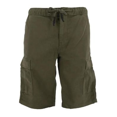 Bermuda Teddy Smith mit elastischem Bund und Cargo-Taschen