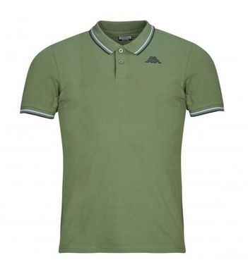 Polo Kappa mit olivgrén/blauem Design