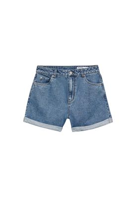 Short Vero Moda VMZURI HR LOOSE Shorts Blau