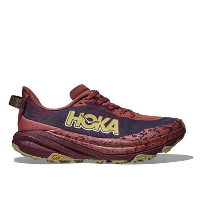 Trailrunning Schuhe Hoka Speedgoat 6 Rot/Schwarz
