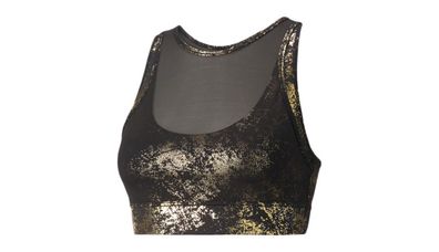 Sport-BH Puma MID IMPACT Fashion LUXE Ellavate schwarz