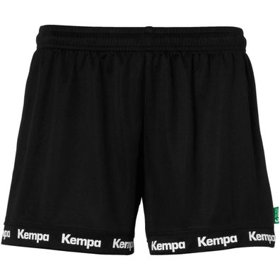 Short Kempa Wave 26 Damen schwarz, sportlich