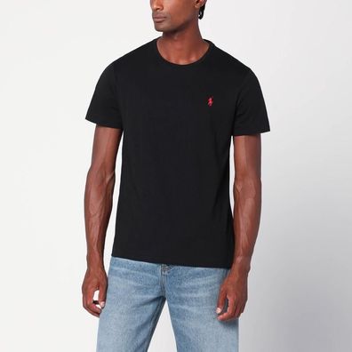 T-Shirt Ralph Lauren Rundhals Schwarz