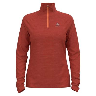 Pullover Odlo Halb-Reißverschluss Cinnabar Melange