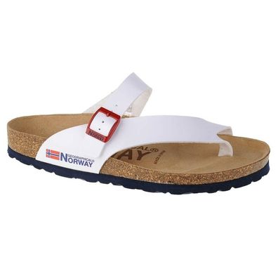Sandalen Geographical Norway GNW20415-34 Weiß Damen