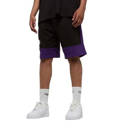 Shorts New Era NBA Colour Block Lakers Schwarz/Violett