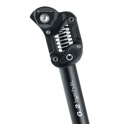 Sattelstétze BySchulz G.2 Federmechanismus 30 mm Federweg schwarz