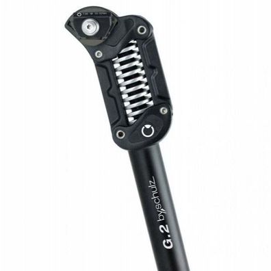 Sattelstétze byschulz G.2 LT mit Federmechanismus, schwarz