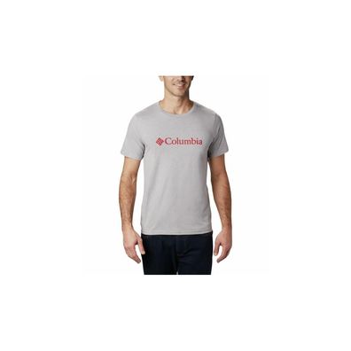 T-Shirt Columbia CSC Basic Logo Grau Hell