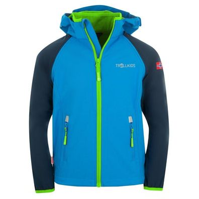 Jacke Trollkids Softshell mit abnehmbaren ßrmeln