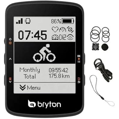 GPS-Fahrradcomputer Bryton Rider 460E klare Farbe