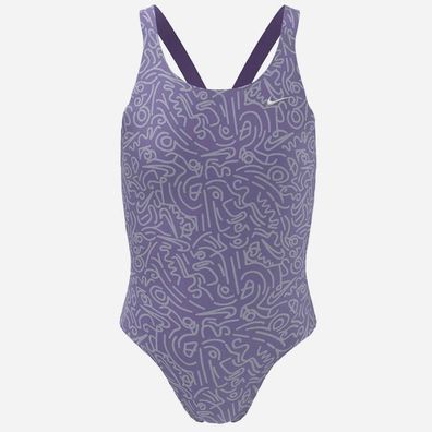 Badeanzug Nike Hydrastrong Fastback Violett