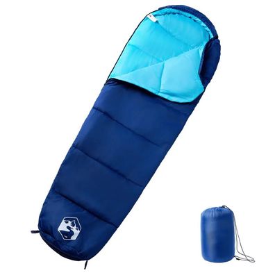 Schlafsack vidaXL Momie Blau Marine