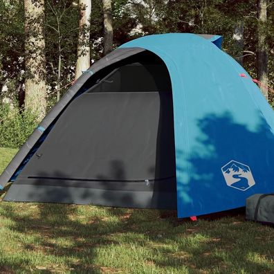 Campingzelt vidaXL DÃ´me 4P Blau