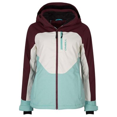 Skijacke O'Neill Diamond blau, weiß und rot, Firewall Magma Isolierung