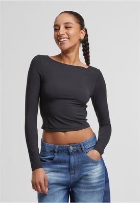 Urban Classics Damen Ladies Slim Fit Longsleeve TB7721