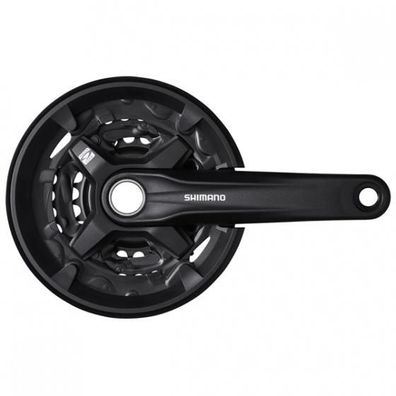 Pdalier VTT Shimano FC-MT210-3 schwarz