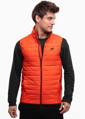 Gilet 4F Orange, Herren Outdoor Weste