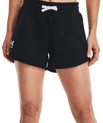 Short Under Armour Rival Fleece Damen Schwarz