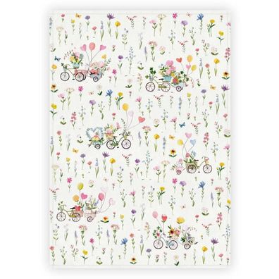 Grätz Verlag Silke Leffler Geschirrhandtuch*Fahrräder* Auf ins Glück