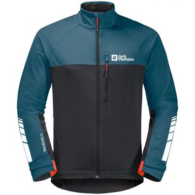 Jack Wolfskin Veste Morobbia Softshell Blau