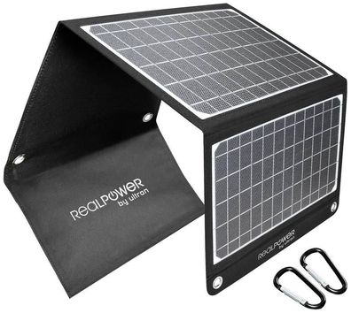 Solar-Ladegerät RealPower SP-22E 22,5W faltbar