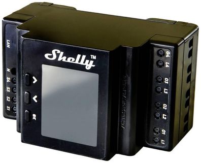 Hutschienenrelais Shelly 4Pro PM mit Bluetooth und Wi-Fi