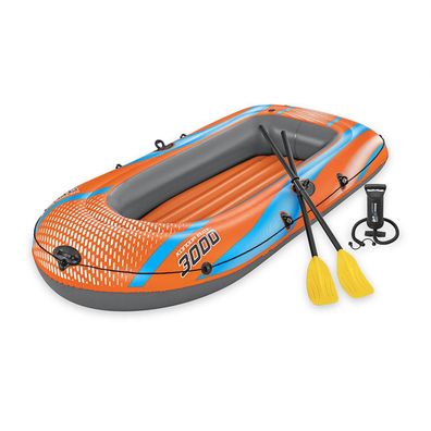 Schlauchboot Bestway Kondor Elite 3000 Orange mit Doppel-Luftkammer