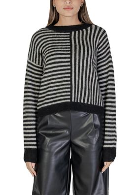 Pullover Vero Moda Vmuranus LS ONECK Cropped schwarz